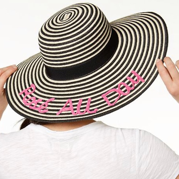 August Hats Accessories - HP! Rose All Day beach or brunch hat NWT